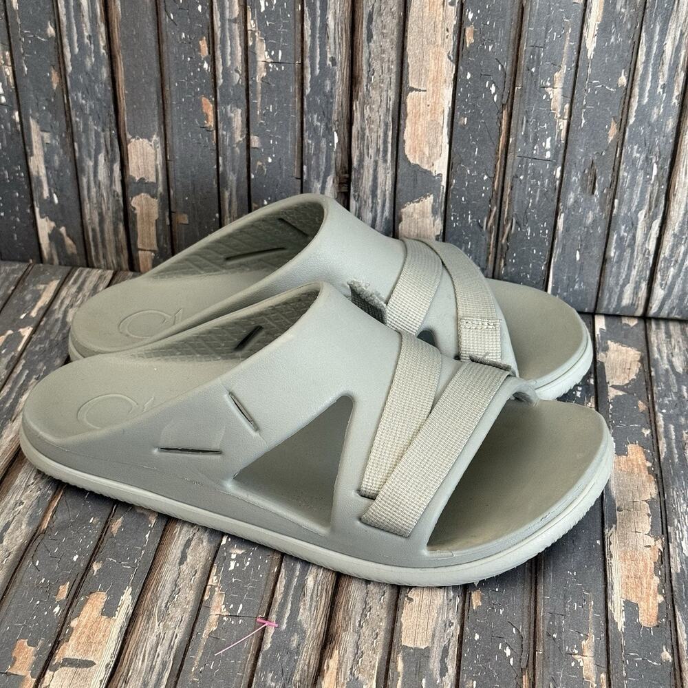 Chaco Woman's Chillos Sport Sandals Sage Green MODIFIED Size 9
